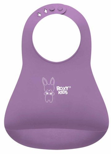 Roxy kids Нагрудник мягкий / цвет фиолетовый