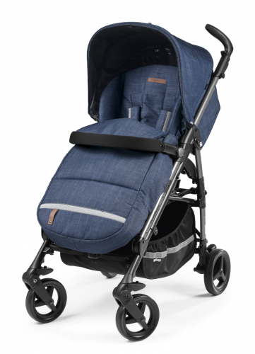 Peg-Perego Коляска детская прогулочная Si Completo / цвет Urban Denim cиний джинс