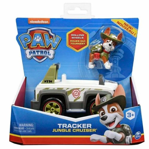 игрушка Paw Patrol Игровой набор Машинка с фигуркой Трекер, 15 см