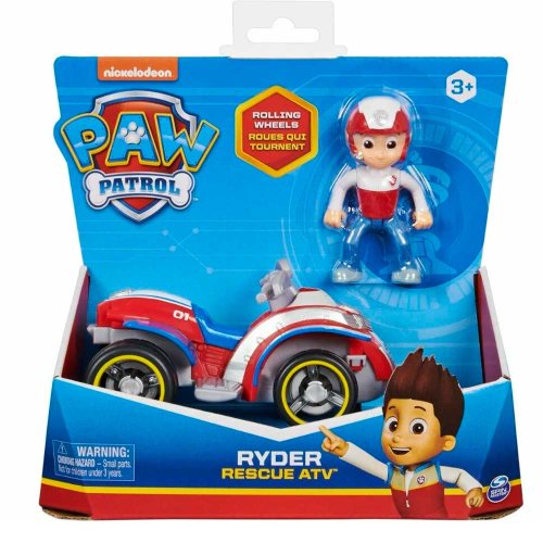 игрушка Paw Patrol Игровой набор Машинка с фигуркой Райдер, 15 см