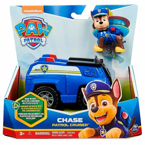 игрушка Paw Patrol Игровой набор Машинка с фигуркой Чейз, 15 см