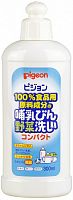 Средство для мытья бутылочек и овощей Pigeon конценрат с дозатором, 300мл					