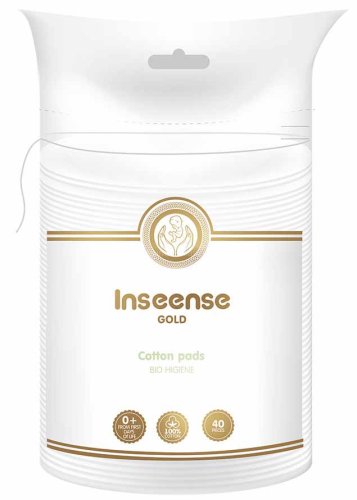 Inseense Ватные диски овальные, 40 штук