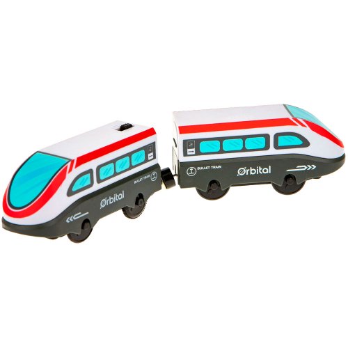 1Toy Скорый электропоезд InterCity Express Локомотив, 2 вагона / цвет белый, черный