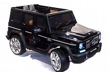 RiverToys Детский электромобиль Мercedes-Benz AMG G65 4WD / черный глянец					