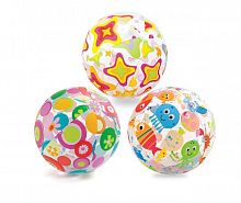 Intex Мяч надувной Lively Print Balls 18615 / цвет комбинированный