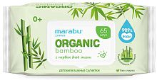 Marabu Влажные салфетки Orgainic Bamboo, 65 штук					