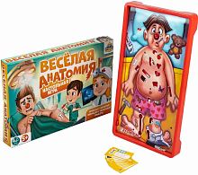 Лас Играс Настольная игра на ловкость и внимание «Весёлая анатомия»					