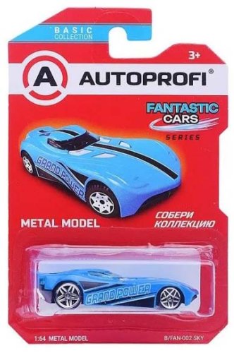 Autoprofi Машинка коллекционная 1:64 Fantastic Cars / цвет голубой