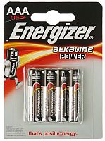 Energizer Батарейка алкалиновая Alkaline Power, 4 штуки					