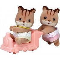 Sylvanian Families Детский игровой набор "Шоколадные Бельчата-двойняшки" 5421					